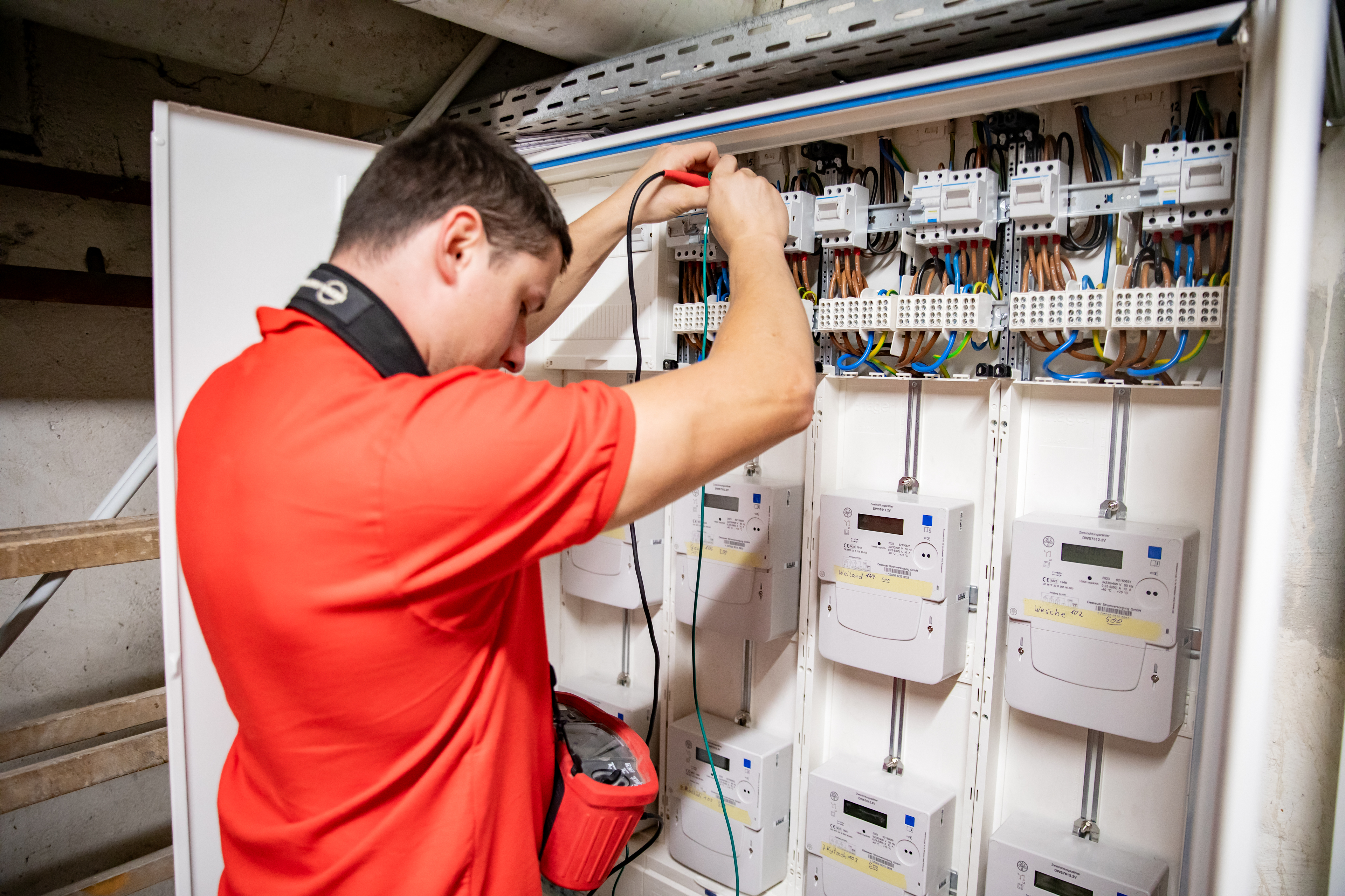 Tausch der Zähleranlage im bewohnten Haus